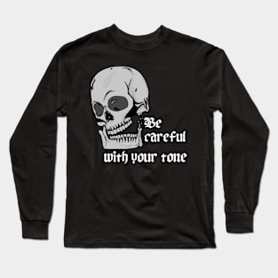 human skull Long Sleeve T-Shirt